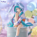Furyu Hatsune Miku Noodle Stopper Figure Rabit Ear Pajamas Blue Ver.