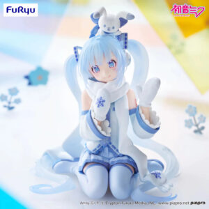 Furyu Hatsune Miku Noodle Stopper Figure Sky Town 10th Anniversary Snow Miku