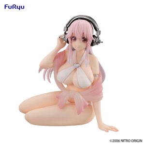Furyu Noodle Stopper Figure Super Sonico White Bikini ver.